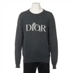 Dior ディオール グレー セーター ロゴ刺繍のサムネイル