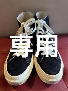 コンバース ALL STAR ハイカットスニーカー 黒 スエード