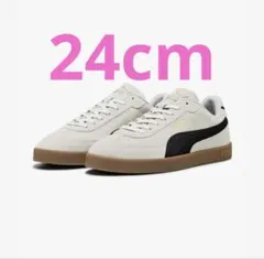 PUMA CLUB 2 ERA スウェード スニーカー ブラック 24cm