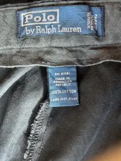 【人気】ポロラルフローレン チノパン ブラック 38/32 M ワイドシルエット