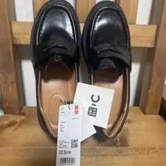 【新品タグ付き】UNIQLO:C コンフィールタッチローファー　23.5cm 黒