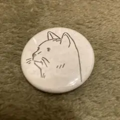 【自作！？】猫 イラスト ピンバッジ