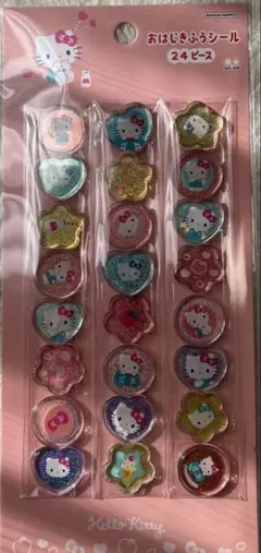 おはじきふうシール　キティちゃん