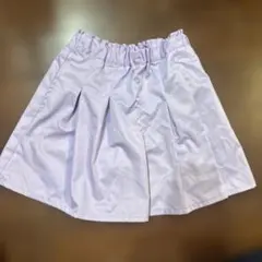 薄紫 キュロットスカート