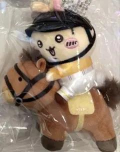 MINISO限定 ちいかわ 馬術 マスコット ぬいぐるみ うさぎ