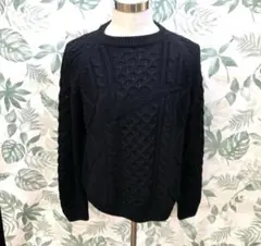 【新品未使用】NIKE ビッグロゴ ケーブルニット 黒 XL 2026年最新】NIKE メンズ ニット・セーターの人気アイテム - メルカリ