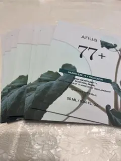 Anua 77+ ハートリーフ シートマスク 6枚入り