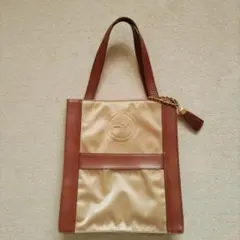《ハナエモリ》トートバッグ　革装飾のサムネイル