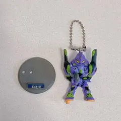 エヴァンゲリオン 限定 レトロ キーホルダー ミニフィギュア 初号機 2