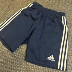 アディダス adidas★総ロゴ メンズ ハーフパンツ ウエア ネイビー Mのサムネイル