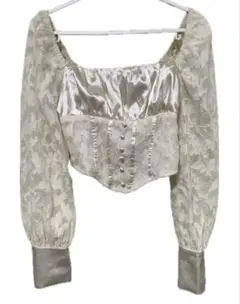 SHEIN レースブラウス アイボリー XSのサムネイル