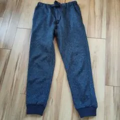 グラミチ　ボンディングニットフリースナローリブパンツ　ヘザーチャコール