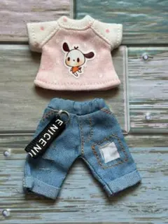 オビツ11 服 あひるモチーフトップス＆デニムパンツ 2点セット ドール
