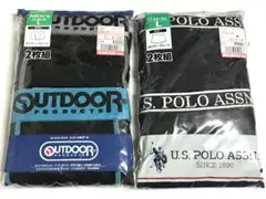 U.S.POLO ASSN、アウトドア　ボクサーパンツ　Lサイズ4枚★か140