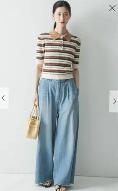 新品、未使用 URBAN RESEARCH 綿麻デニムイージーパンツのサムネイル