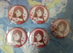 アイカツ girly RED 紫吹蘭 缶バッジ5つセット
