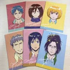 ポストカード 6種セット 進撃の巨人 WIT STUDIO 購入特典 リヴァイ