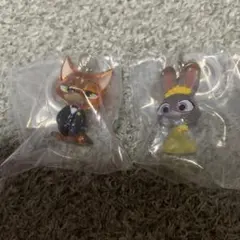 ズートピア めじるしアクセサリー ニック ワイルド Bジュディ ホップス B