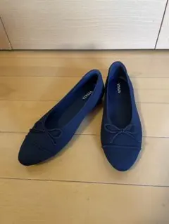VIVAIA フラットバレエシューズ　ネイビー
