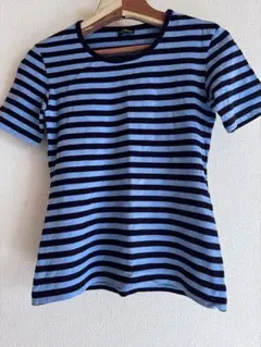 marimekko striped tshirts xsボーダーTシャツ
