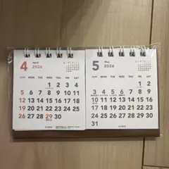 エムプラン 2026 カレンダー 卓上 プチプチ 2か月 2026年 4月始まりのサムネイル