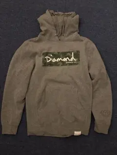 Diamond SUPPLY CO. グレー パーカー