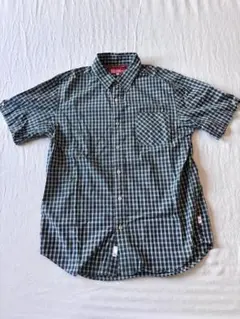 STUSSY Authentic Gear シャツ 半袖 チェック　Ｌサイズ