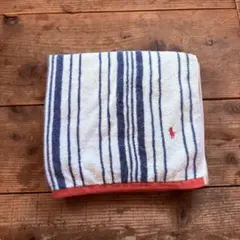 POLO RALPHLAURENストライプ バスタオル 60cm×117cm