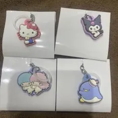 サンリオキャラクターズダブルチャーム キティ キキララ タキシードサム クロミ