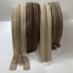 YKK コイルファスナー　５号×1個 ４号×2個　３号×1個