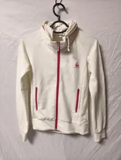 le coq sportif ジャージ パーカー 白 ピンク レディース S