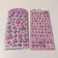 新品　正規品　ボンボンドロップ　コットンパフィー　キティ　えいもじ　ピンク