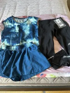 adidas トレーニングウェア3点セット新品未使用。