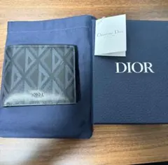 【お値下げ検討します。】Dior ブラック 二つ折り財布