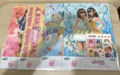 セガラッキーくじ ラブベリ クリアファイル&ステッカーセット　まとめ売り