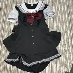 Secret Honey レースセーラー襟半袖セットアップ