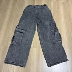 しまむら デニムカーゴパンツ