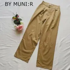 【完売品！】バイムニール パンツ ストレート スラックス ピンタック オフィスのサムネイル