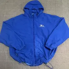 LANDS'END ナイロンジャケット　企業ロゴ　古着