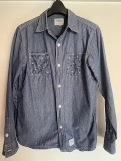 FUCT SSDO デニムブルー 長袖シャツ