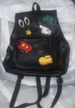 ディズニー 限定 ワッペン ミッキー リュック