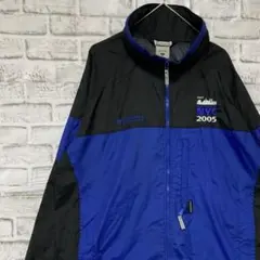 コロンビア　マウンテンパーカー　ブルーM ロゴ刺繍アウトドア0213