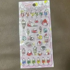 たまごあし　ぷっくりシール　レトロ喫茶店