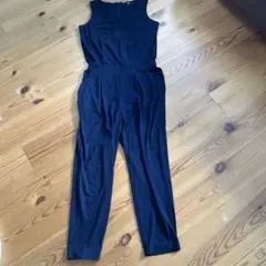 UNIQLO 黒 ノースリーブサロペット　ジャンプスーツ M サロペット