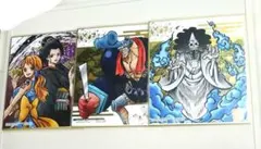 ONEPIECE ワンピース 色紙 おロビ おナミ フラの介 ホネ吉 ワノ国