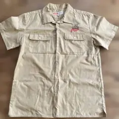 XLARGE 半袖シャツ Sサイズ ベージュ