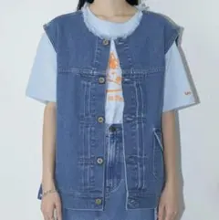 Lee デニムベスト earth music&ecologyのサムネイル