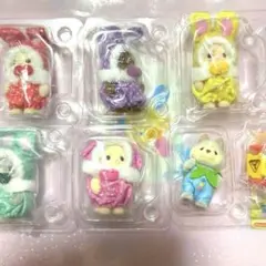 シルバニア 赤ちゃん　カラフルウサギコスチューム コンプリートセット　ハスキー