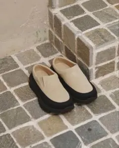 TODAYFUL Vibramsole Leather Sabot サンド サボのサムネイル