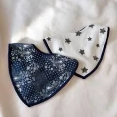 アカチャンホンポ　バンダナスタイ　星　ペイズリー